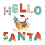 Christmas Lettering Stickers . icon
