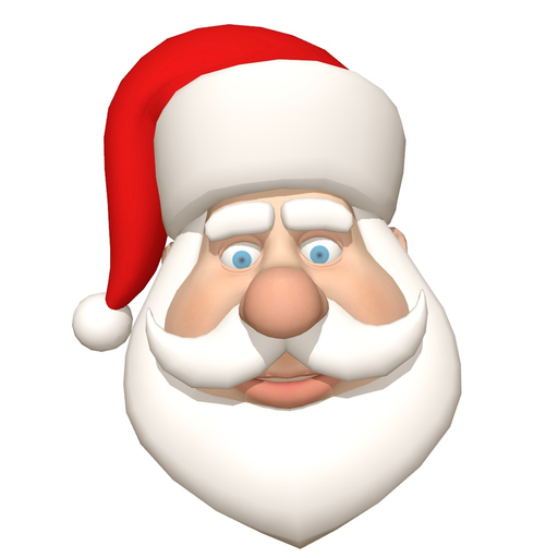 Santa Claus Emoji Face Camera app icon