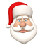 Santa Claus Emoji Face Camera icon