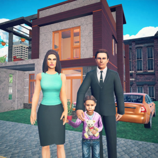 Virtual Happy Family Dad Games app icon