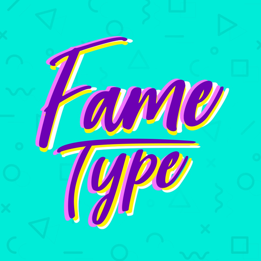 Fame Type: Words on Photos app icon