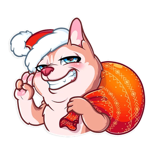 Christmas Dog Sticker 2019 app icon