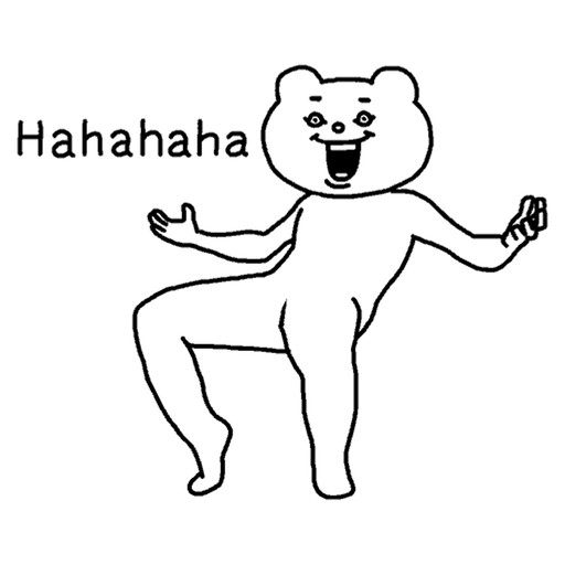 Bear Betakkuma Funny Sticker app icon