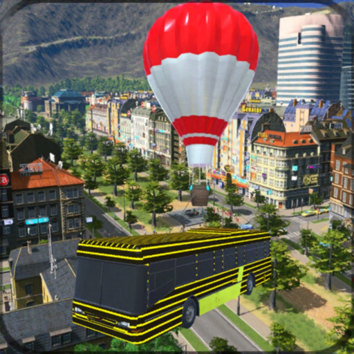 Flying Air Balloon Bus app icon