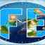 Flat Earth Sun & Moon Clock icon