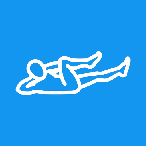 Back pain exercises at home app icon