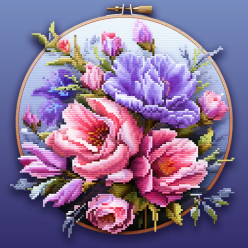 Cross stitch : Color by Letter app icon