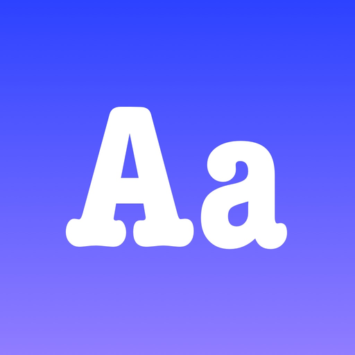 Fonty - install any font app icon
