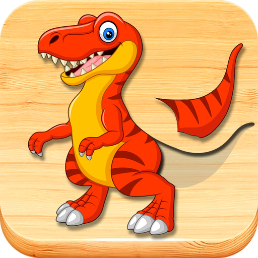 Dino Puzzle - childrens games app icon