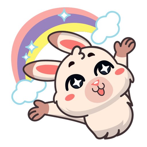 Rabbit Pun Funny Stickers app icon