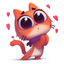 Cat Cute Pun Funny Stickers icon