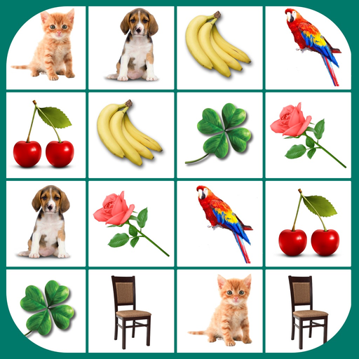 Brain game. Picture Match app icon