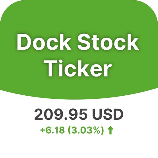 Dock Stock Ticker app icon