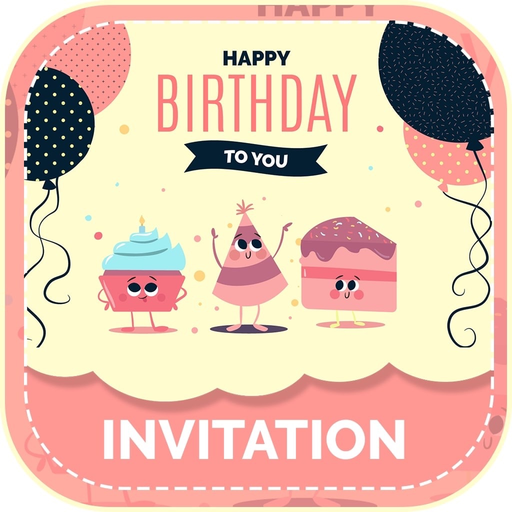 Birthday Invitation & E-Cards app icon
