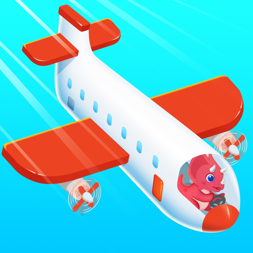 Dinosaur Airport Game for kids app icon
