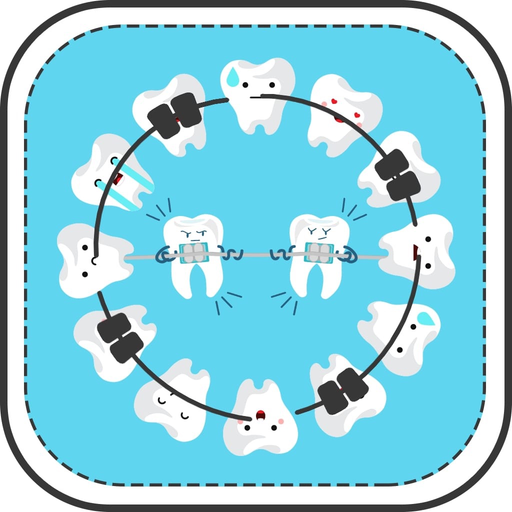 Braces Teeth Photo Creator app icon