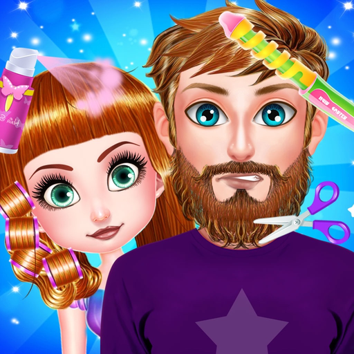 Princess And Daddy Salon app icon