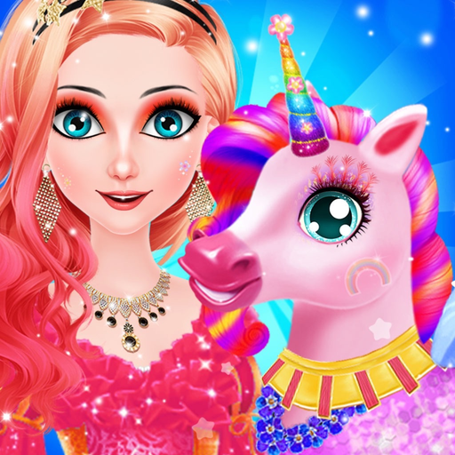 Princess And Unicorn Makeover app icon