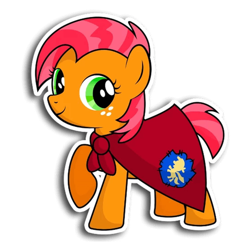 Pony Cute Funny Stickers app icon