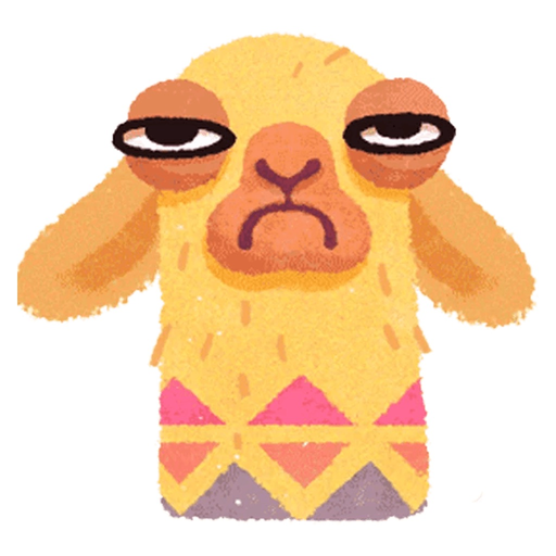 Hipster Lama Funny Stickers app icon