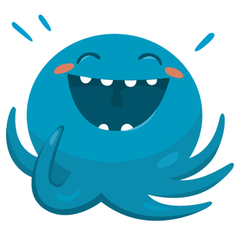 Octopus Cute Funny Stickers app icon