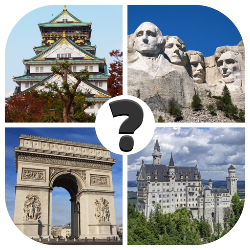 Attractions quiz - word game app icon