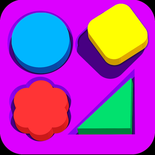 Learn shapes and colors game app icon