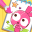 Purple Pink Coloring Fun icon