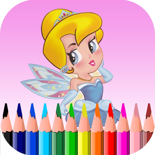 Fairy Toddler Paint Book app icon