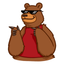 Cute Bear Pun Funny Stickers icon