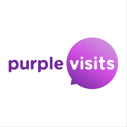 Purple Visits app icon