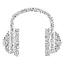 Music love sticker icon