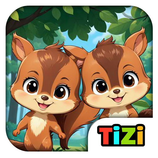 Squirrel Games: My Animal Town app icon