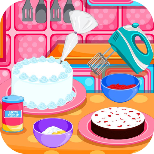 Baking black forest cake games app icon