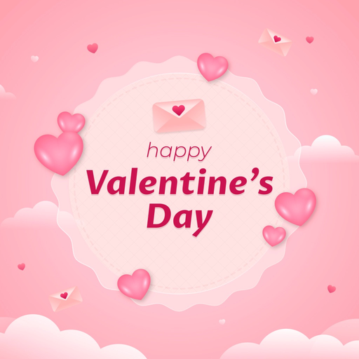 Valentine's Day Love Emojis app icon