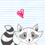 Raccoons day Stickers icon