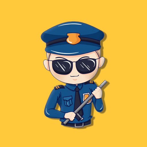 Policeman Stickers app icon