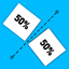 Cut Half icon