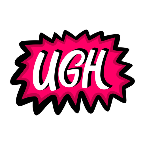 UGH Lettering Stickers app icon