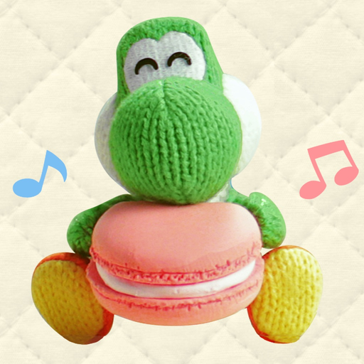 Yarn Yoshi & Poochy Stickers app icon