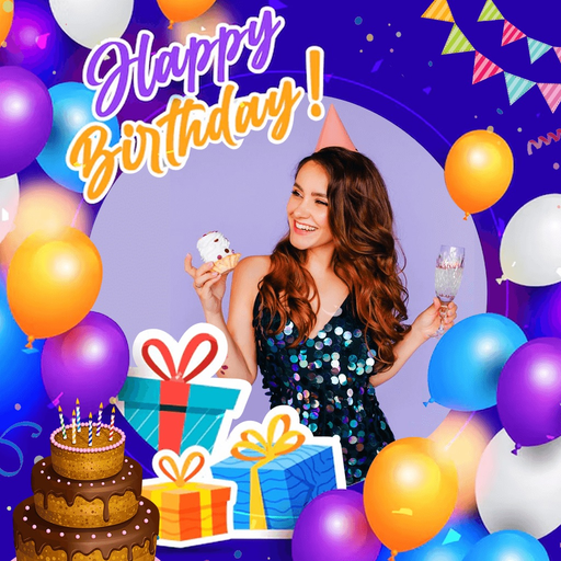 Birthday Videos Maker app app icon