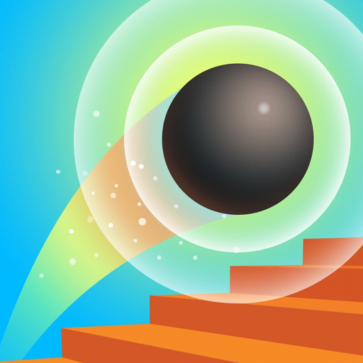 Jump Ball 3D - Colorful Stairs app icon