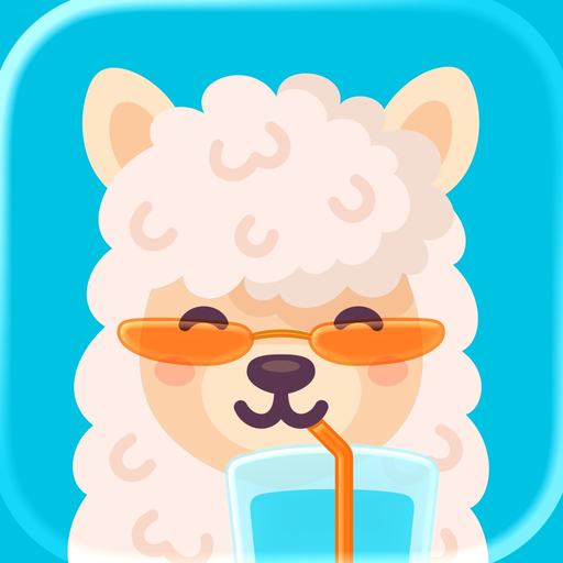 Water tracker Waterllama app icon