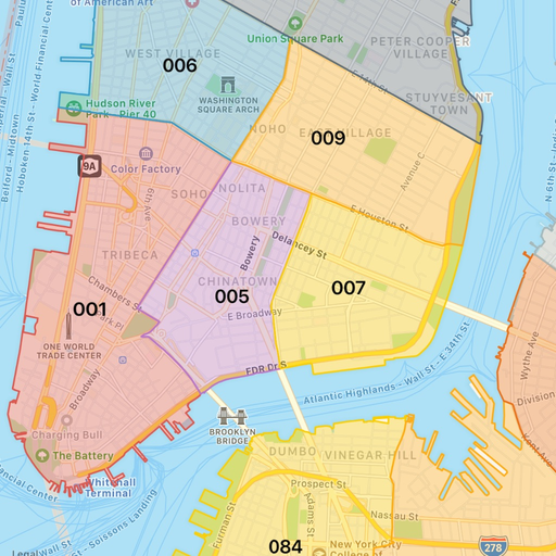 NYC Precinct Map app icon