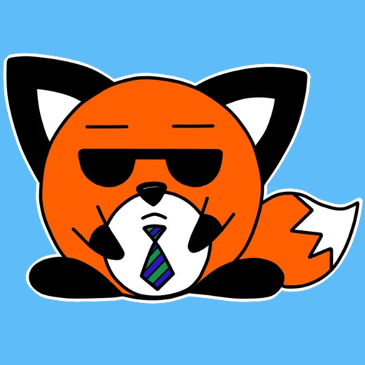 Fox emoji & Stickers foxy app icon