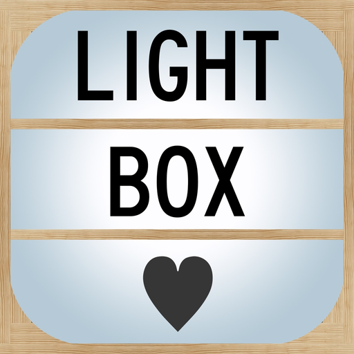 Light up letter box app icon