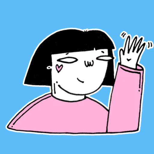 Japan girl stickers & emoji app icon