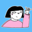 Japan girl stickers & emoji icon