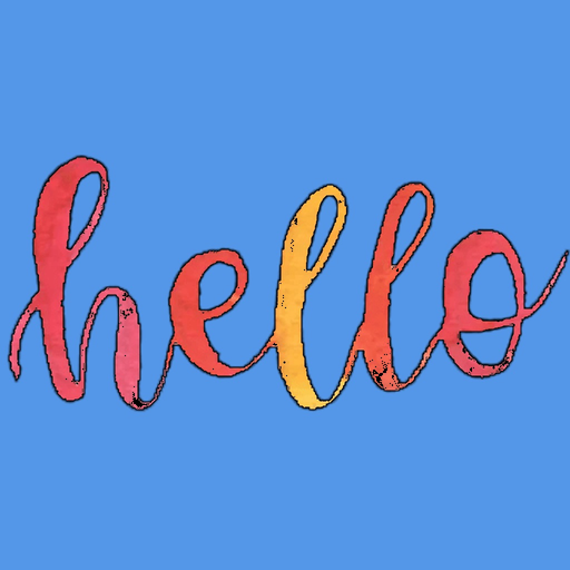 Quick words - text stickers app icon