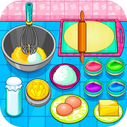 Cooking owl cookies game app icon